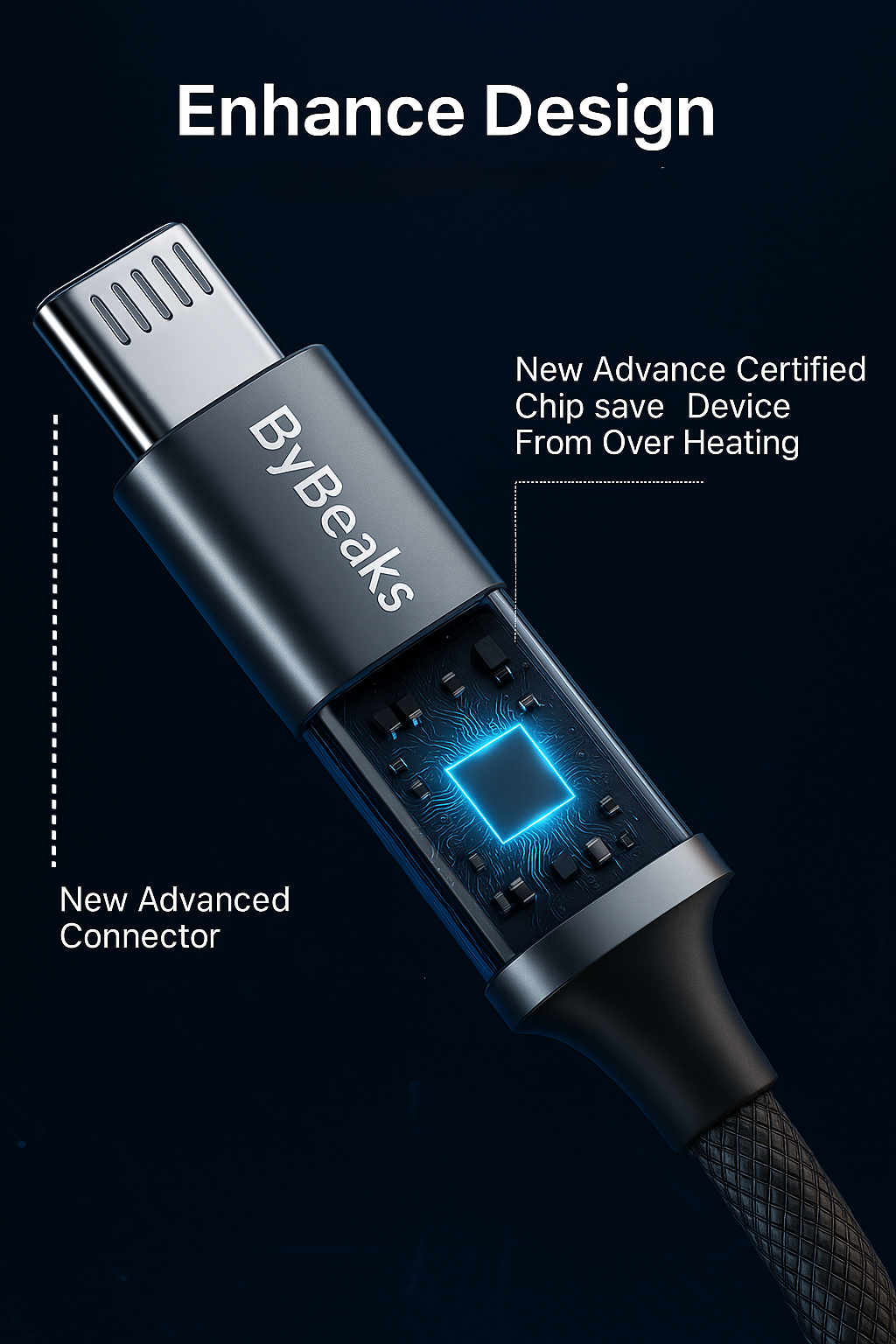 ByBeaks new Smart CHiP supporting 66W fast chagrig