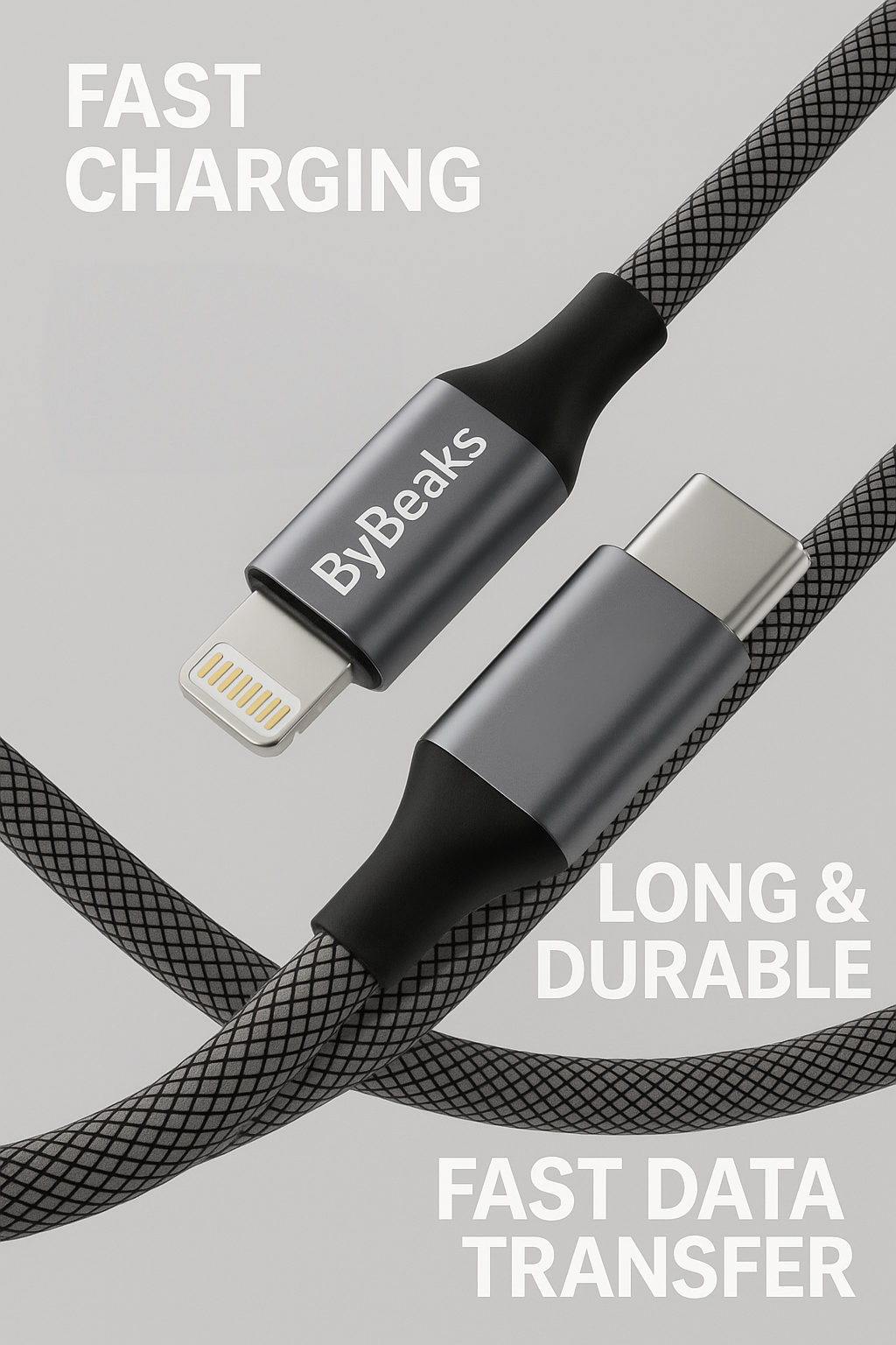ByBeaks USB-C to Lightning Cable for fast charging iPhones